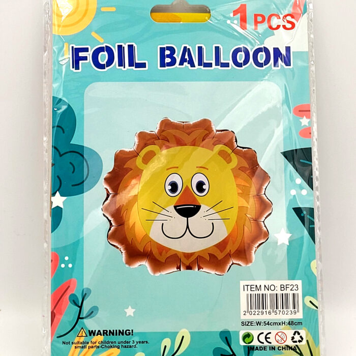 Balon foliowy Lew 54x48cm Safari