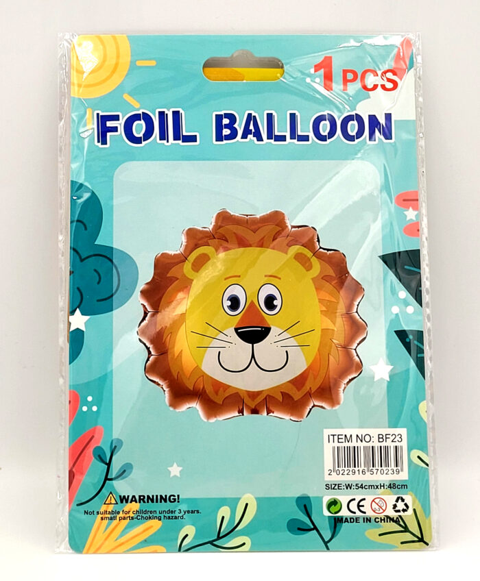 Balon foliowy Lew 54x48cm Safari