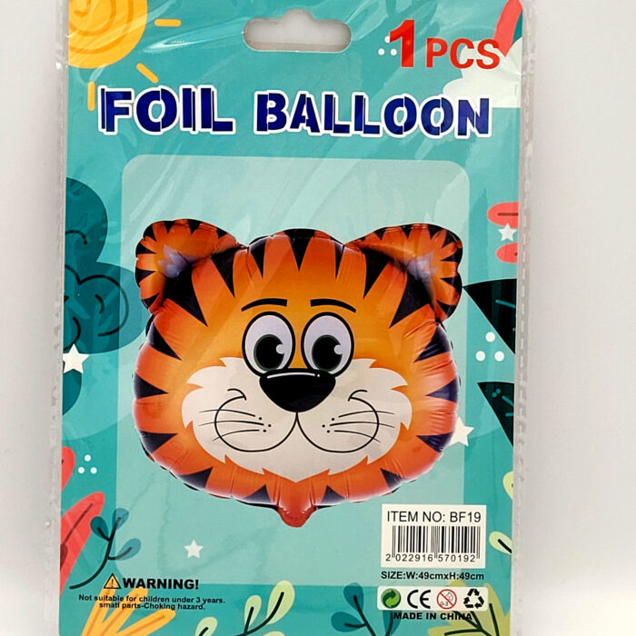 Balon foliowy Tygrys 49x49cm Safari